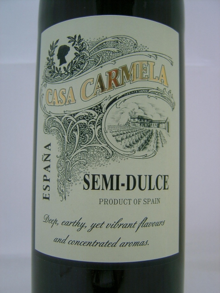 Bodegas Castano, Casa Carmela tinto semi-dulce 2019, Rotwein halbtrocken, 0,75l